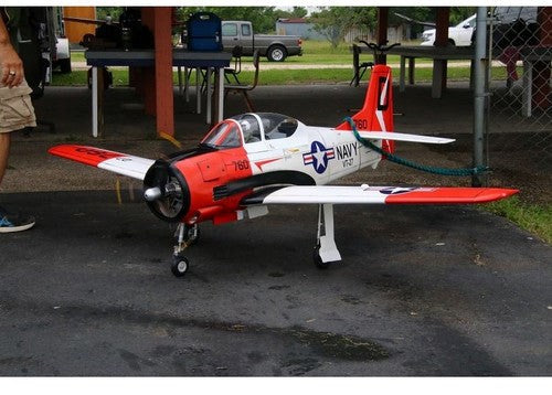 Seagull Models SEA365 T-28 North America 86" wingspan 35-60cc without retracts including Rubber Wheels