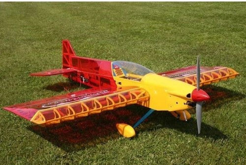 Seagull Models SEA38R Harrier 3D Funfly 60.5" wingspan size .90-100 ARF - Transparent Red (8347100905709)