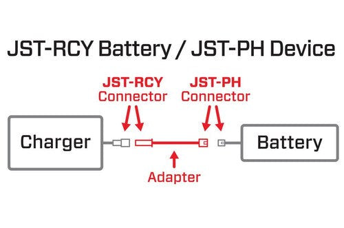 Spektrum SPMXCA327 Adapter: JST Battery / JST PH2.0 3P Device (8347102281965)