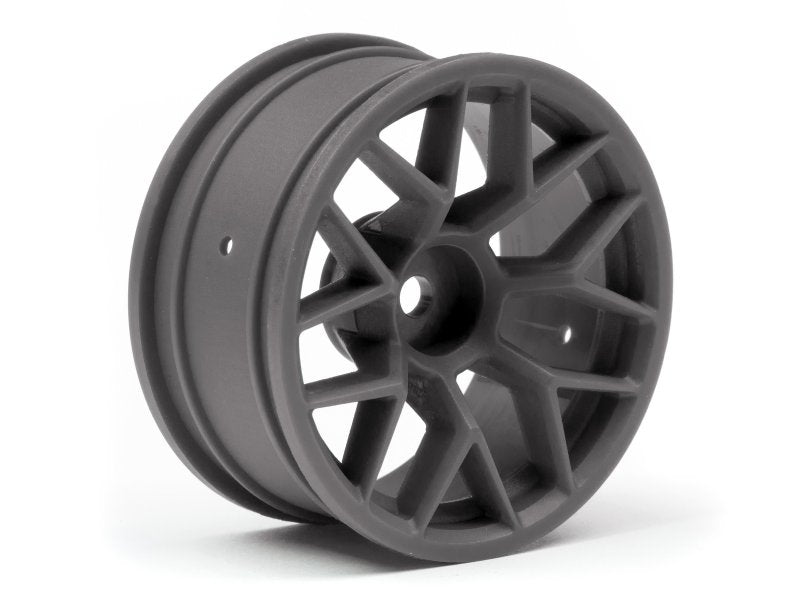 HPI Racing 112812 1/10 Wheels RTR 6mmOS Gunmetal (2) (8452820009197)