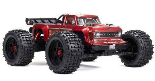 Arrma ARA4410V2T4 1/10 OUTCAST 4X4 4S V2 BLX Stunt Truck RTR Red With Center Diff