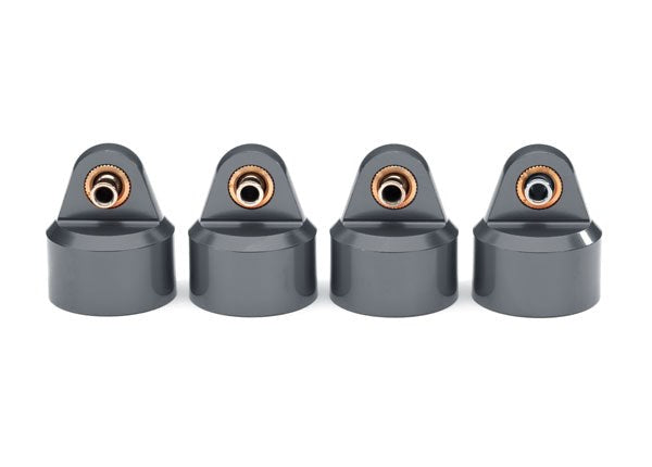 Traxxas 8964-GRAY Shock Cap Alum Gt-Maxx Gray
