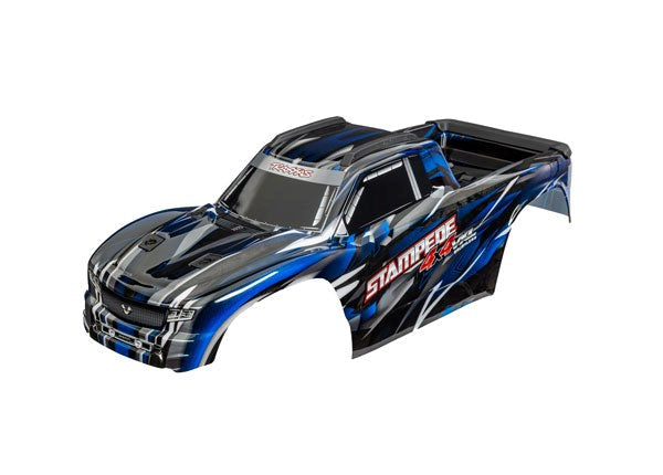 Traxxas 9014-BLUE Body Stampede 4X4 Vxl Blue