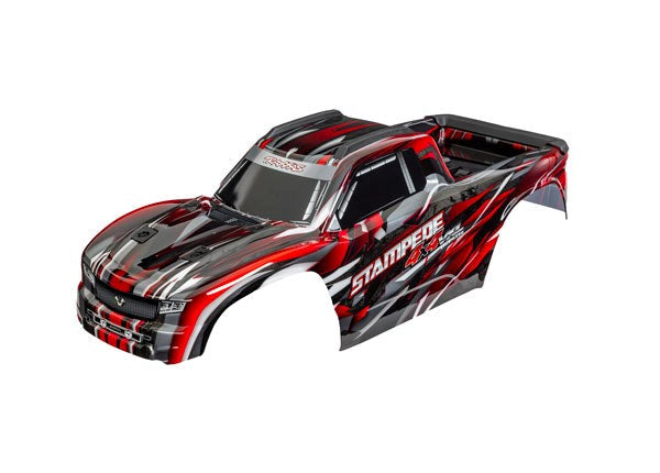 Traxxas 9014-RED Body Stampede 4X4 Vxl Red