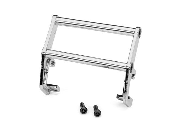 Traxxas 9833 Bumper Push Bar Chrome Fits 9834