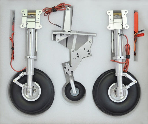 Seagull Models ER-150.369 Optional box of ER-150 100 Retract Rotating 90 (two inside) 4.5 Rubber wheels and Electric retract tail gear 2 Rubber wheel for SkyRaider A-5 (SEA369) (8806083461357)