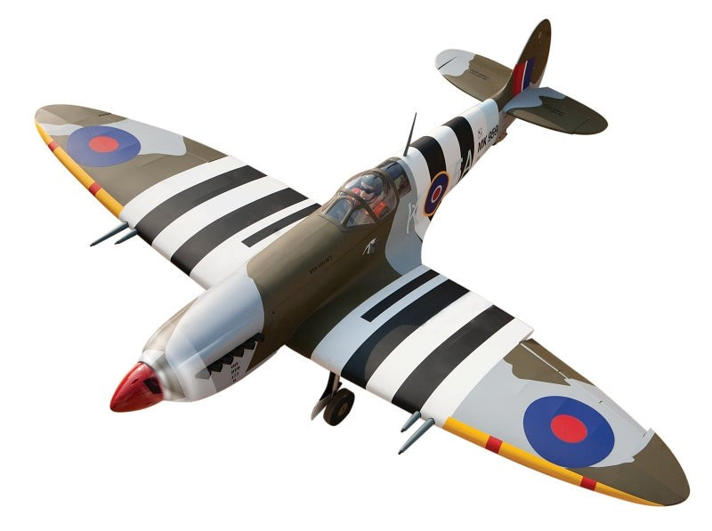 Seagull Models SEA183NGear Supermarine Spitfire 80wingspan size 35-45cc PU rubber wheels Matte included ER-150 95 Retract