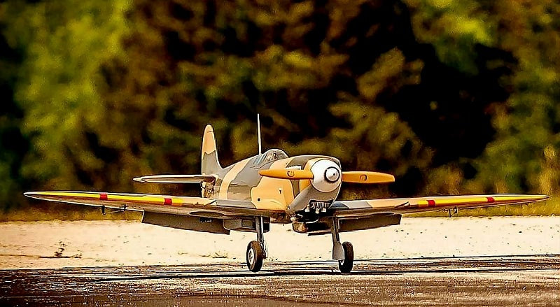 Seagull Models SEA260N Giant Spitfire Battle of Britain 86in wingspan 55cc PU rubber wheels Matt (without ER-150 95 Retracts)