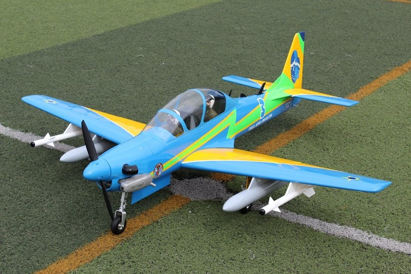 Seagull Models SEA379Gear Super Tucano T-27 65 wingspan 15-20cc PU rubber wheels aluminum hub 3 included electric retract ER-120 84 Retract and ER-120 100 Retract