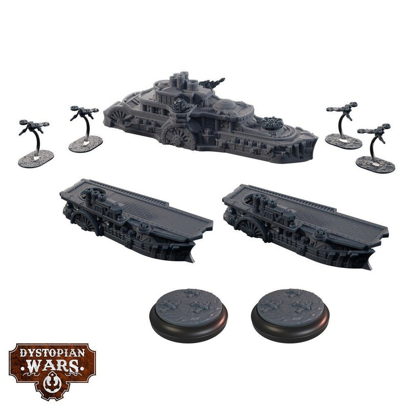 Warcradle DWA120006 Dystopian Wars: Mexico Battlefleet Set