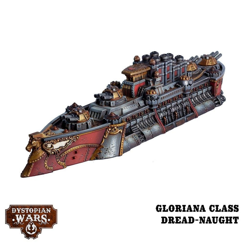 Warcradle DWA210012 Dystopian Wars: Gloriana Battlefleet Set