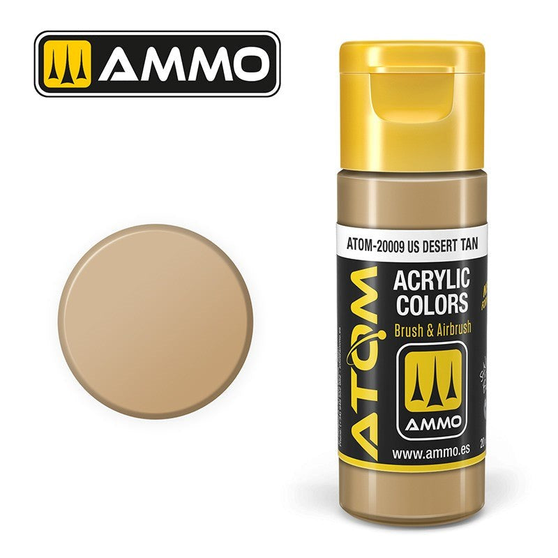 AMMO by Mig Jimenez ATOM-20009 Atom Color Us Desert Tan 20ml