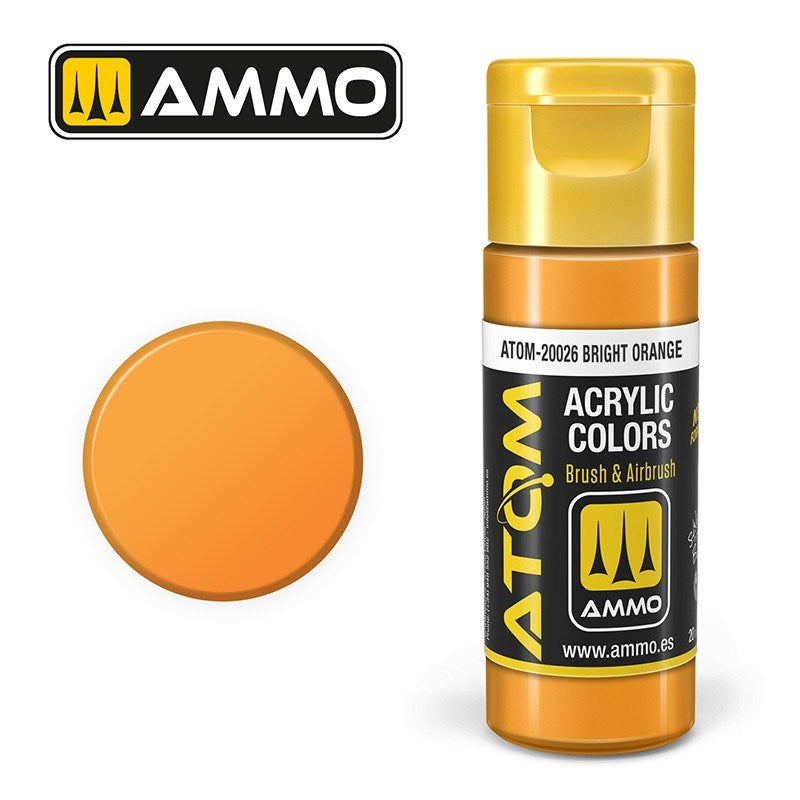 AMMO by Mig Jimenez ATOM-20026 Atom Color Bright Orange 20ml