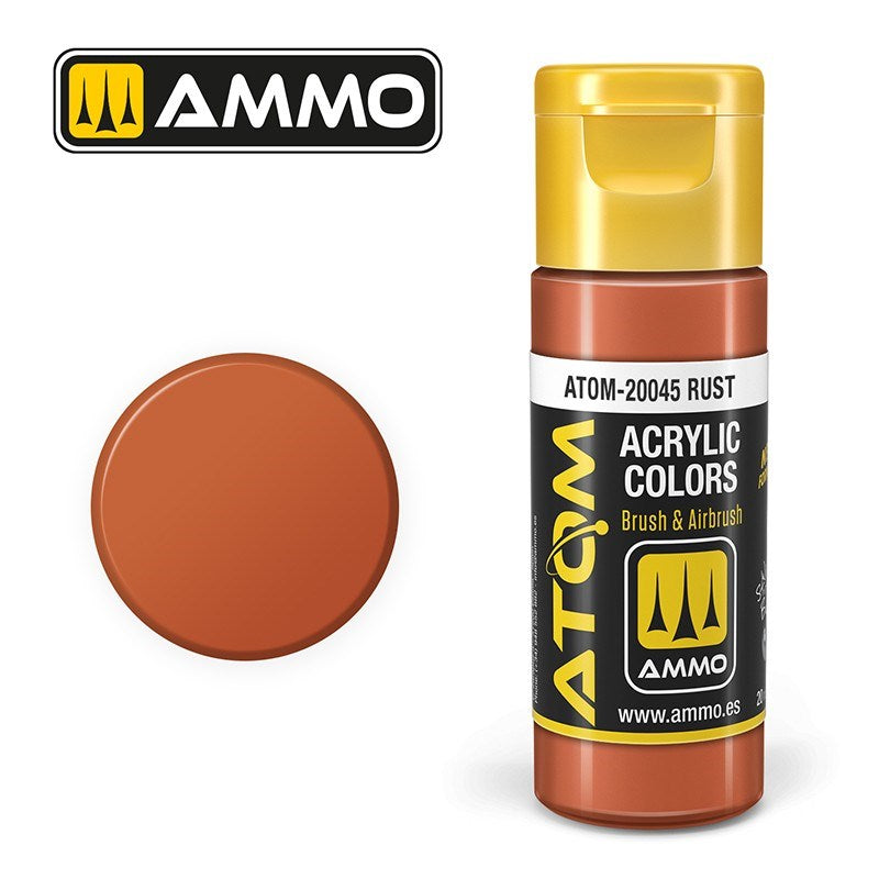 AMMO by Mig Jimenez ATOM-20045 Atom Color Rust 20ml