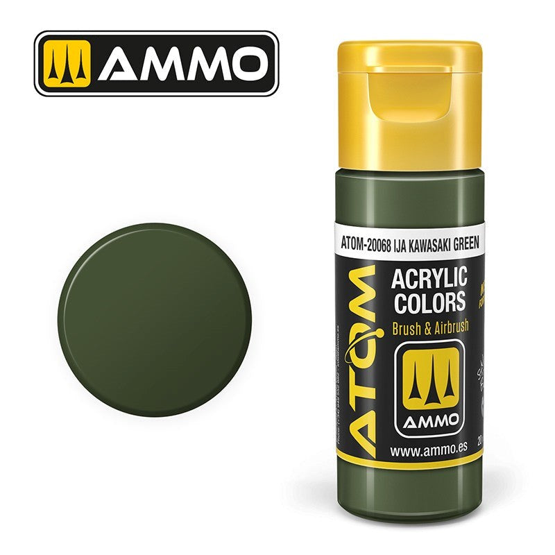 AMMO by Mig Jimenez ATOM-20068 Atom Color Ija Kawasaki Green 20ml