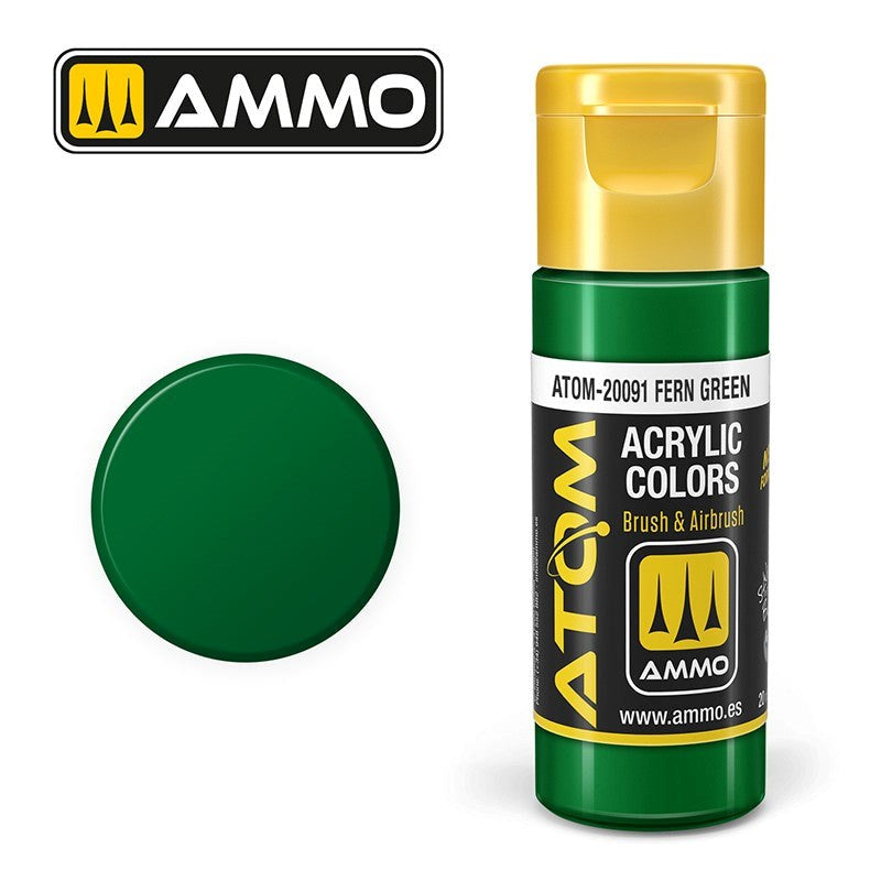 AMMO by Mig Jimenez ATOM-20091 Atom Color Fern Green 20ml