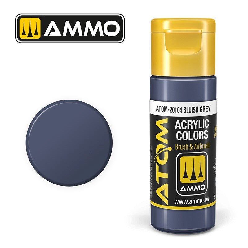 AMMO by Mig Jimenez ATOM-20104 Atom Color Bluish Grey 20ml