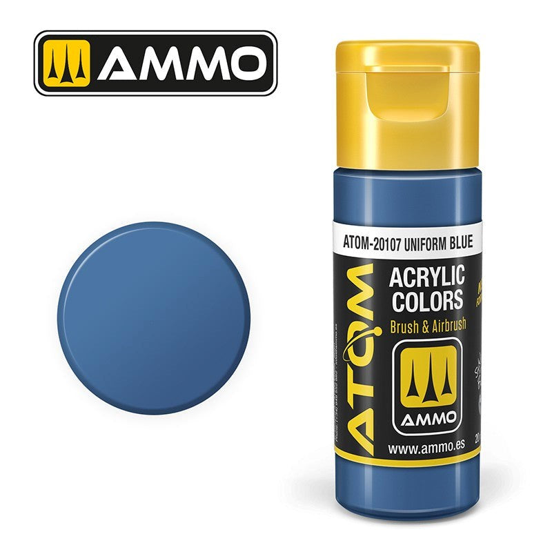 AMMO by Mig Jimenez ATOM-20107 Atom Color Uniform Blue 20ml