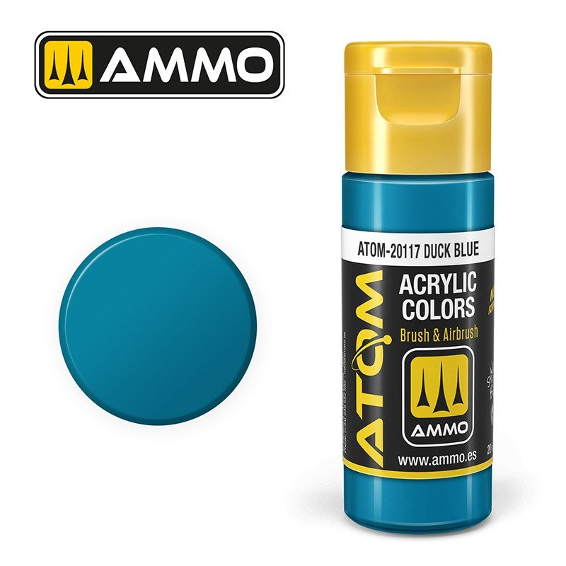 AMMO by Mig Jimenez ATOM-20117 Atom Color Duck Blue 20ml
