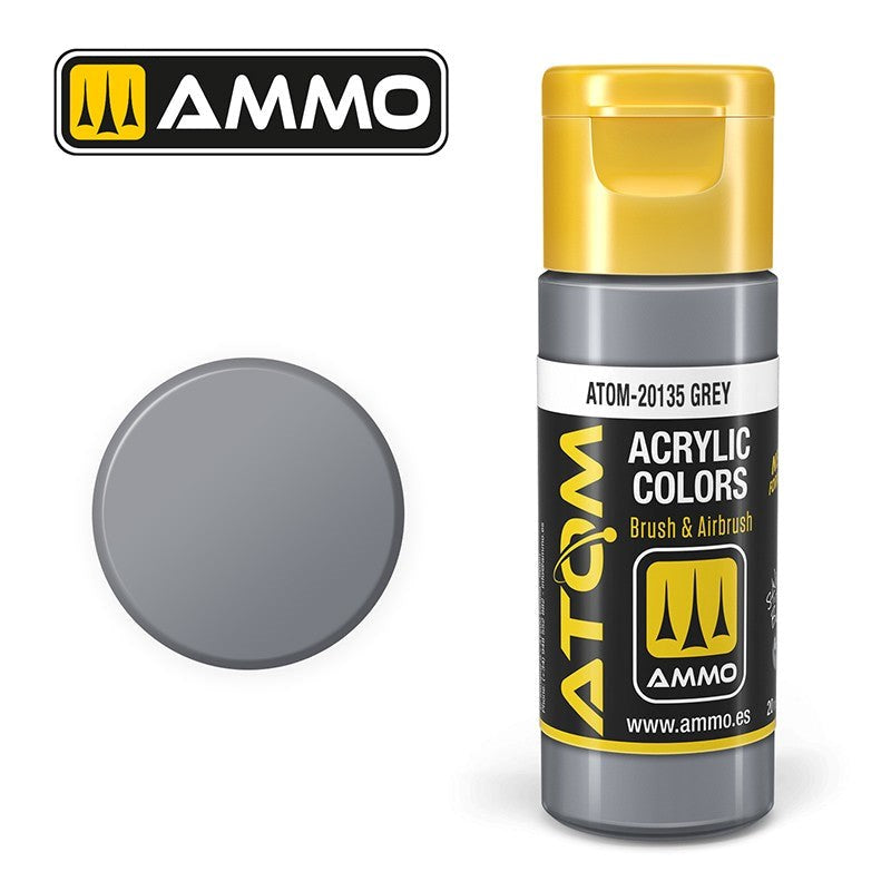 AMMO by Mig Jimenez ATOM-20135 Atom Color Grey 20ml