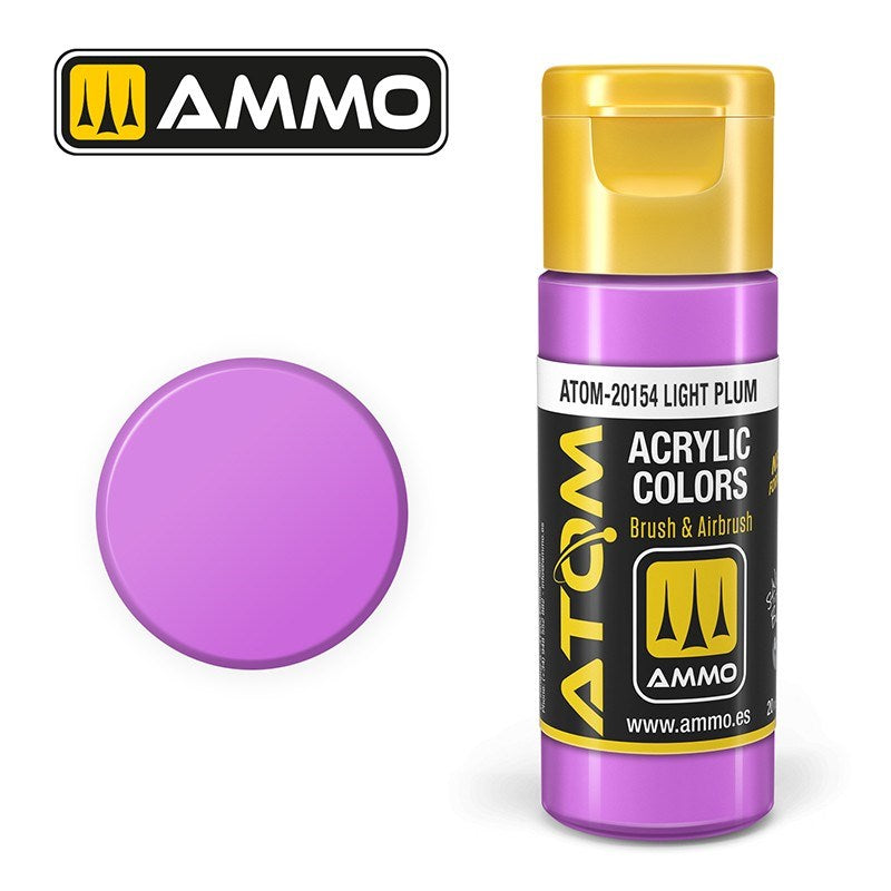 AMMO by Mig Jimenez ATOM-20154 Atom Color Light Plum 20ml