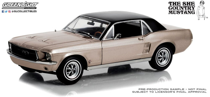 GreenLight GL-13641 1/18 1967 Ford Mustang Coupe (8867954032877)