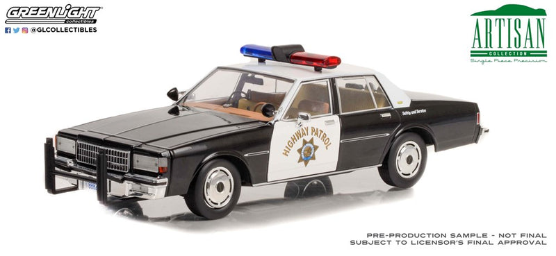 GreenLight GL-19108 1/18 1989 Chevrolet Caprice Police- CHP (8867955769581)