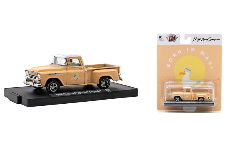M2 Machines M2-11228-86A 1/64 1958 Chevrolet Apache Stepside (8867961110765)