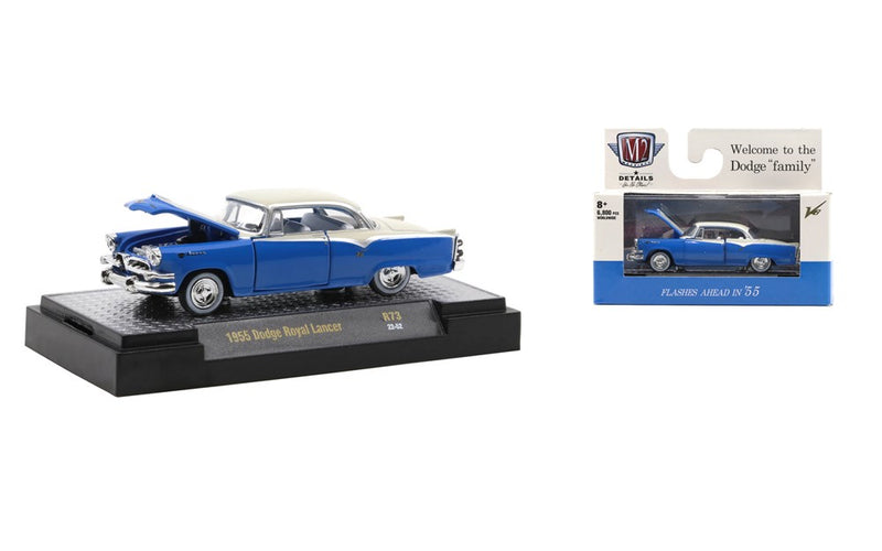 M2 Machines M2-32500-73A 1/64 1955 Dodge Royal Lancer (8867966419181)