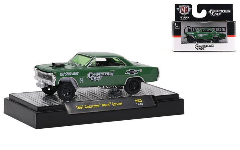 M2 Machines M2-32600-60D 1/64 1967 Chevrolet Nova Gasser (8867967992045)