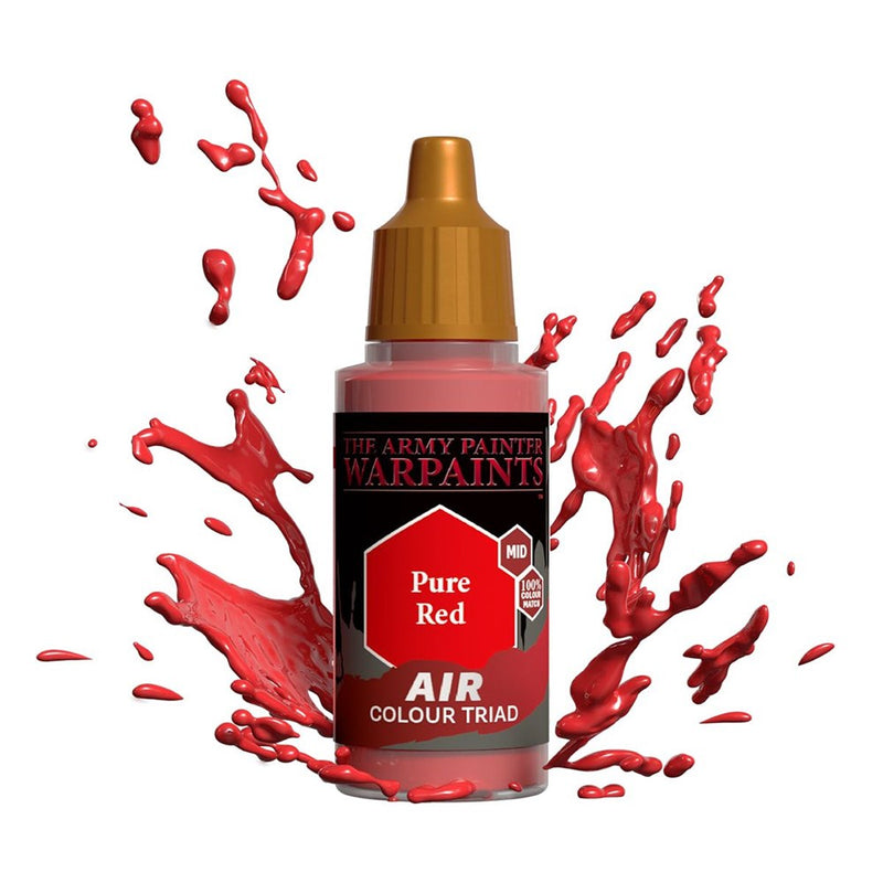 Army Painter AW1104 Warpaints Air Pure Red Acrylic Paint 18ml