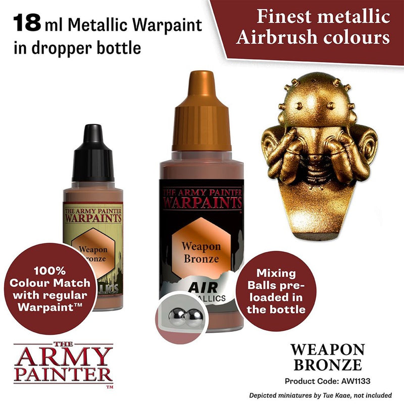 Army Painter AW1133 Metallics Air Weapon Bronze Acrylic Paint 18ml