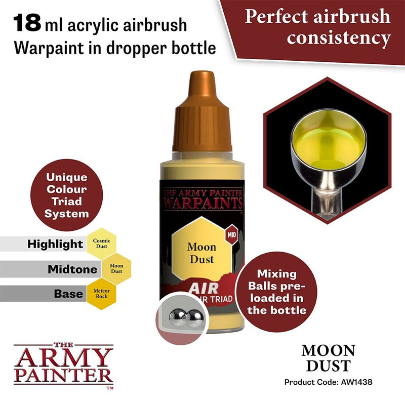 Army Painter AW1438 Warpaints Air Moon Dust Acrylic Paint 18ml
