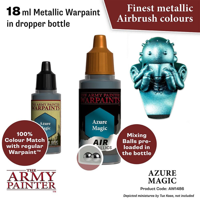 Army Painter AW1486 Metallics Air Azure Magic Acrylic Paint 18ml