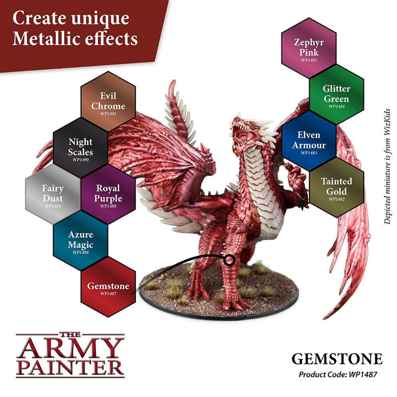 Army Painter WP1487 Metallics Gemstone Acrylic Paint 18ml