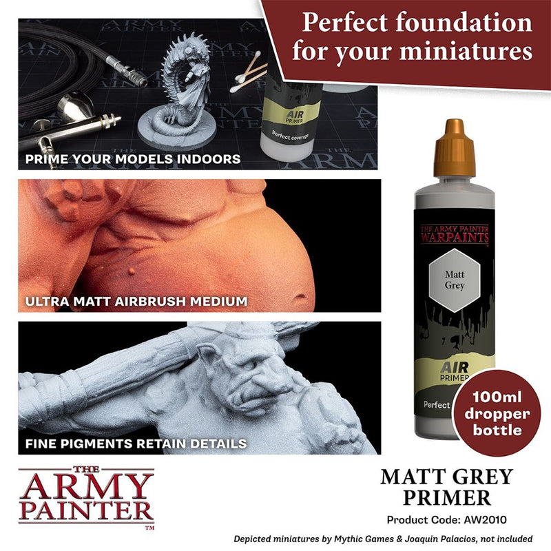 Army Painter AW2010 Warpaints Air Air Primer Grey 100 ml