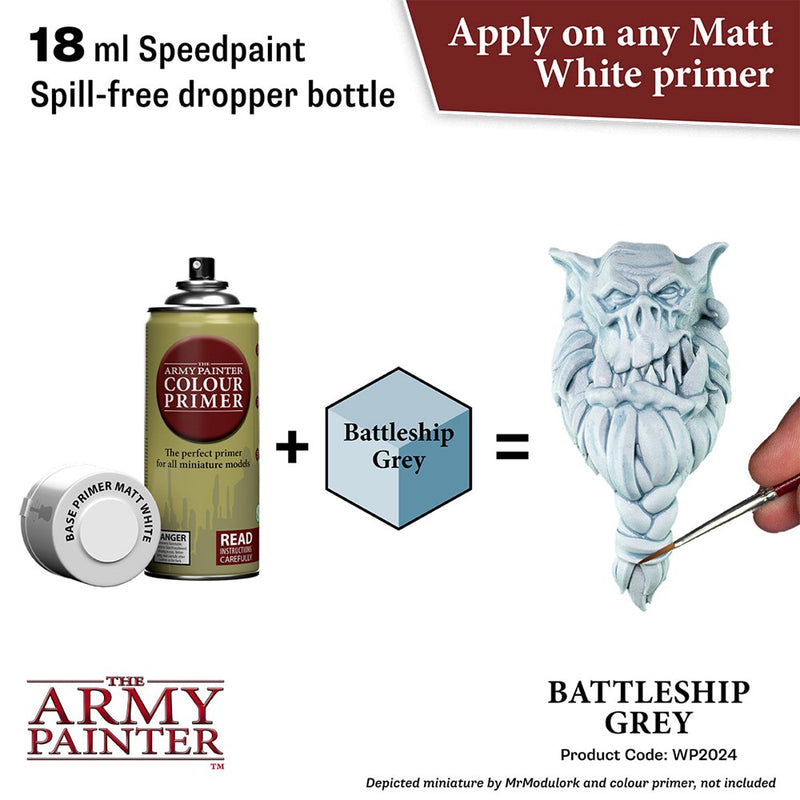 Army Painter WP2024 Speedpaint 2.0 Battleship Grey 18ml