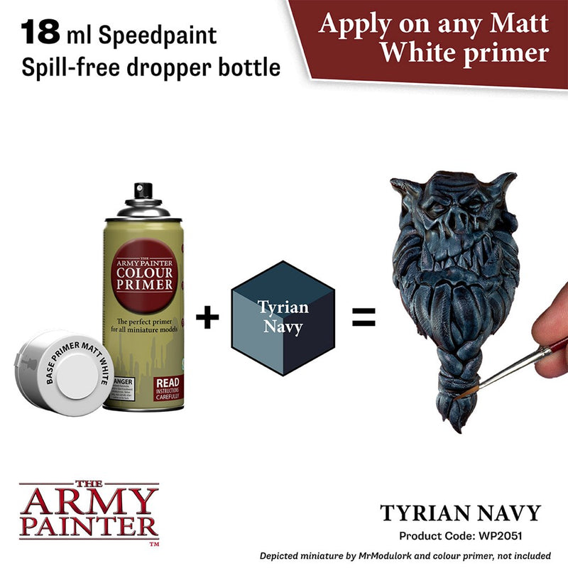 Army Painter WP2051 Speedpaint 2.0 Tyrian Navy 18ml