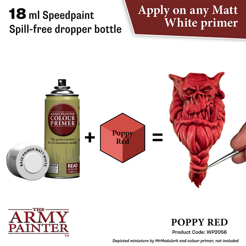 Army Painter WP2056 Speedpaint 2.0 Poppy Red 18ml