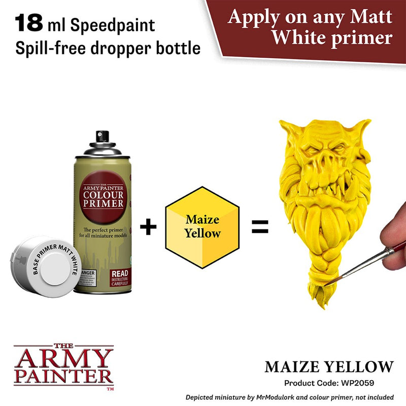 Army Painter WP2059 Speedpaint 2.0 Maize Yellow 18ml