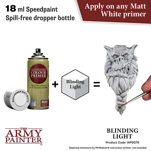 Army Painter WP2076 Speedpaint 2.0 Blinding Light 18ml (8938230317293)
