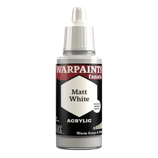 Army Painter WP3012 Warpaints Fanatic Matt White 18ml (8938232807661)