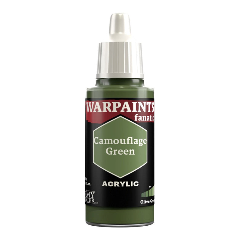 Army Painter WP3069 Warpaints Fanatic Camouflage Green 18ml