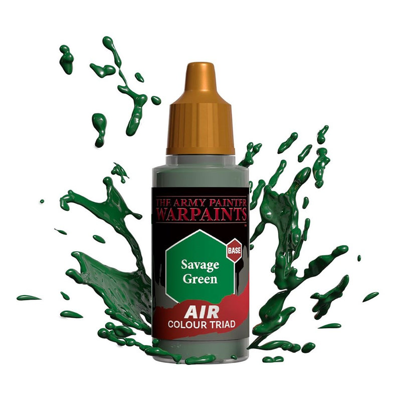 Army Painter AW3111 Warpaints Air Savage Green Acrylic Paint 18ml