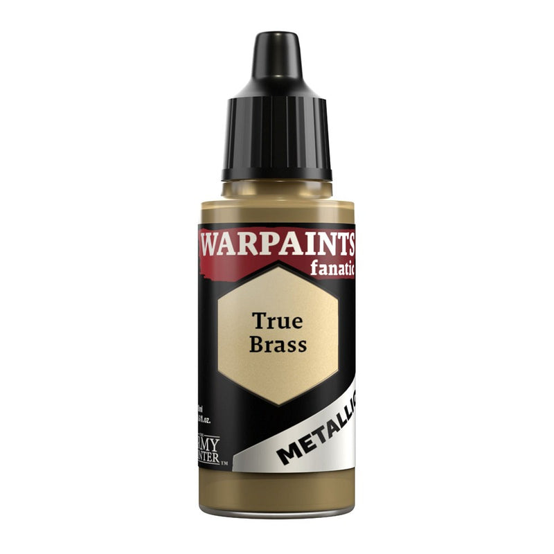 Army Painter WP3186 Warpaints Fanatic Metallic True Brass 18ml (8938248012013)