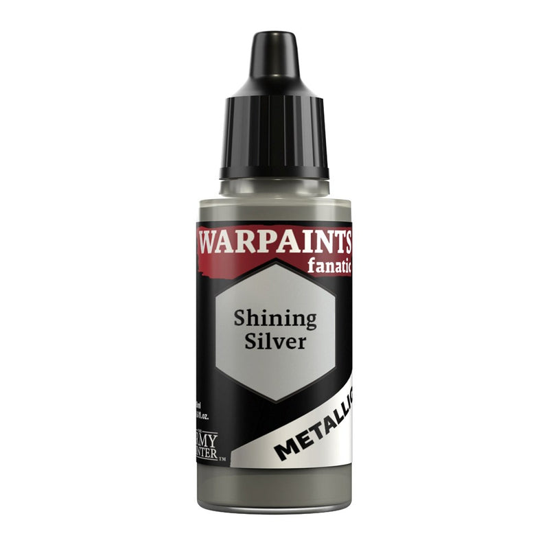 Army Painter WP3191 Warpaints Fanatic Metallic Shining Silver 18ml