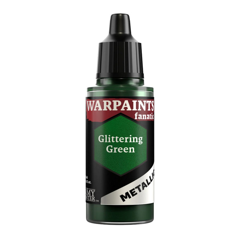 Army Painter WP3197 Warpaints Fanatic Metallic Glittering Green 18ml (8938248700141)