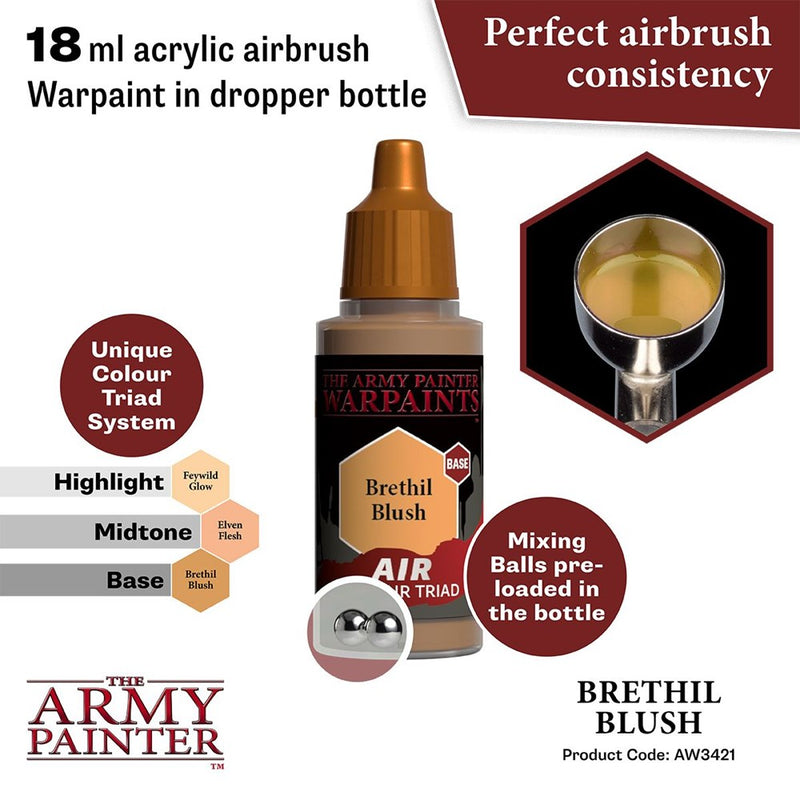 Army Painter AW3421 Warpaints Air Brethil Blush Acrylic Paint 18ml