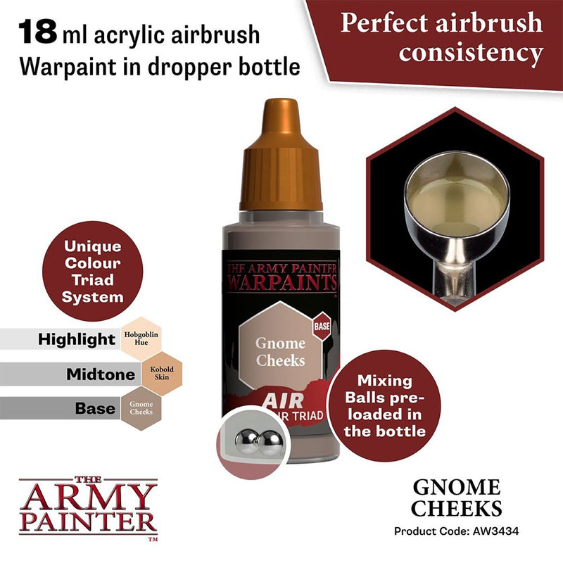Army Painter AW3434 Warpaints Air Gnome Cheeks Acrylic Paint 18ml
