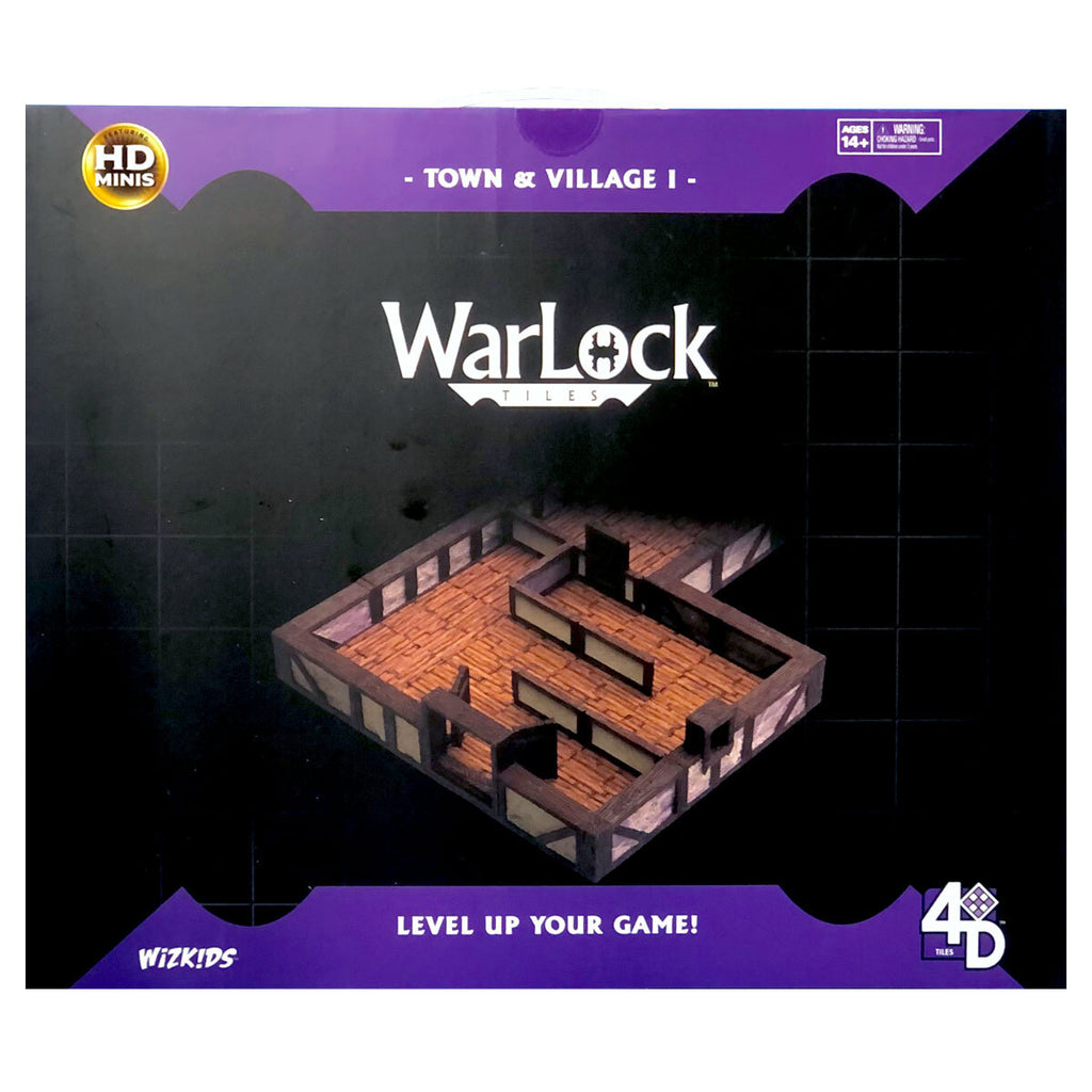 WizKids WarLock Tiles Town and Village Wargaming Terrain